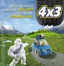 Pieza vertical original de la promoción Michelin 4x3