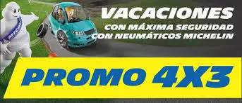 Pieza horizontal original de la promoción Michelin 4x3
