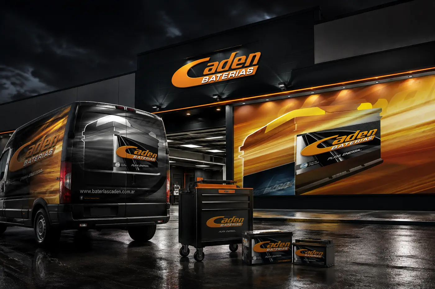 Presentación visual de Baterías Caden